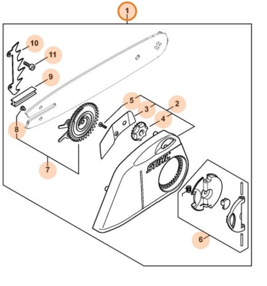 Набор быстрого натяжения цепи (11390071000)