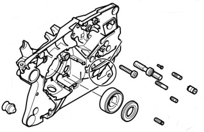 Половина картера, сторона сцепления (11470202905)