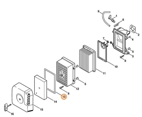 Ущільнення STIHL 42231490500
