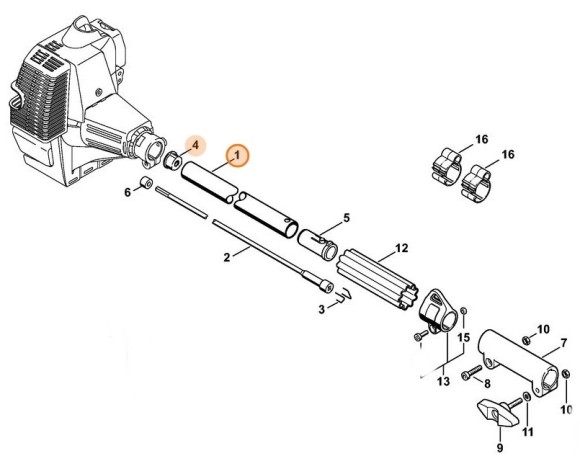 Стрела O 25,4 мм x 0,64 м (41407107120)