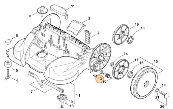 Зубчате колесо STIHL 48607311300