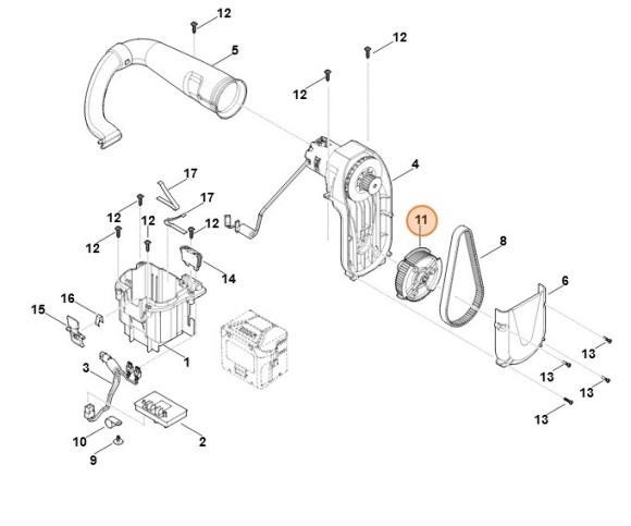 Набор шкивов (62918202000)