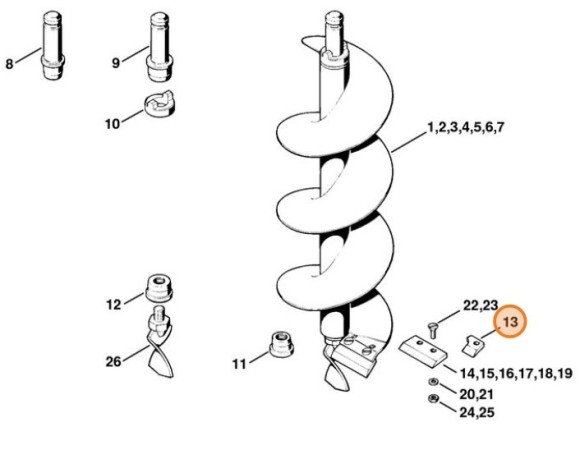 Ніж діам.90мм STIHL 44026823100