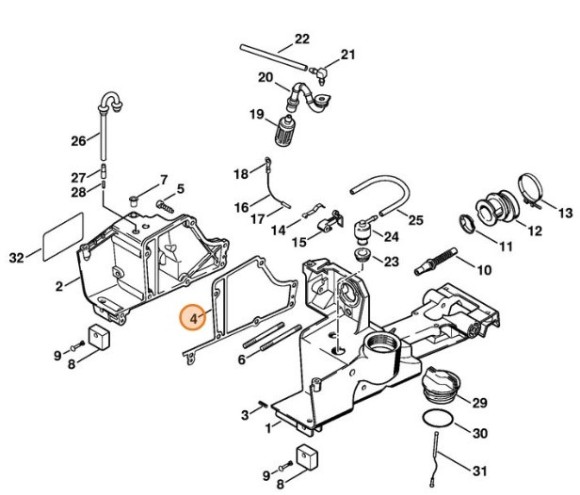 Ущільнення STIHL 42233590701