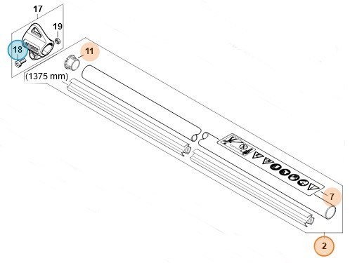 Стрела O 25,4 мм x 1496 м (41477107115)