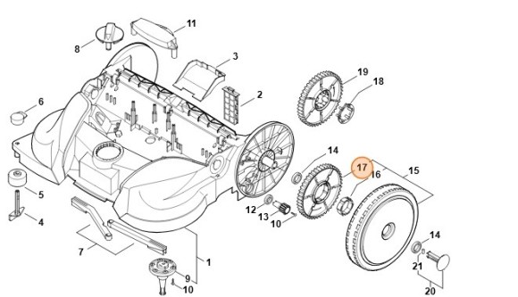 Зубчате колесо STIHL 48607311302