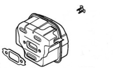 Глушитель выхлопа (11431400665)