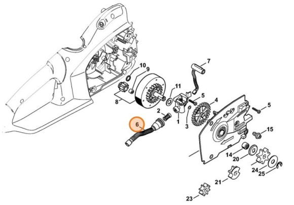 Маслозаборний шланг STIHL 12096474000