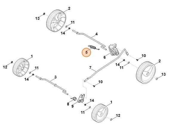 Пружина растяжения (63117035100)