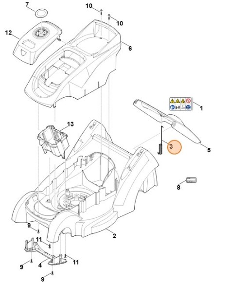 Пружина растяжения (63207035110)