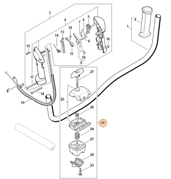 Держатель трубы - крепеж (41347903200)