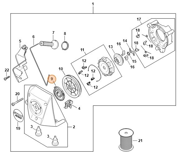 Возвратная пружина (42831900620)
