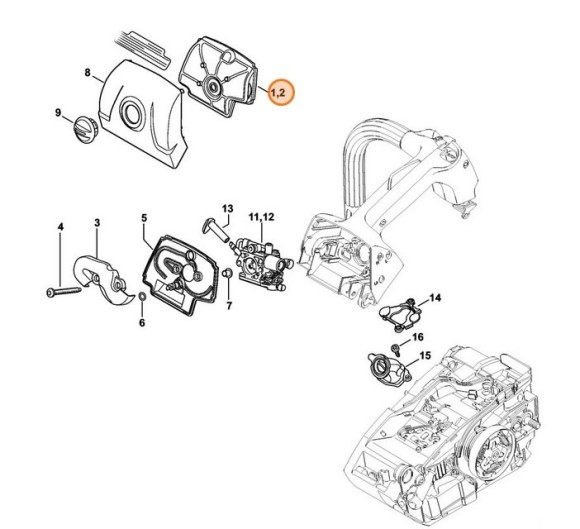 Фильтр воздушный (11461404400)