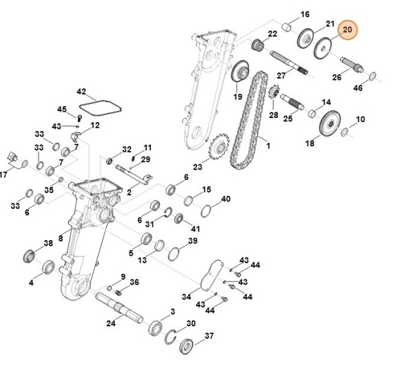 Зубчате колесо STIHL 62506420102