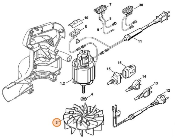 Воздуродувка (48117003401)