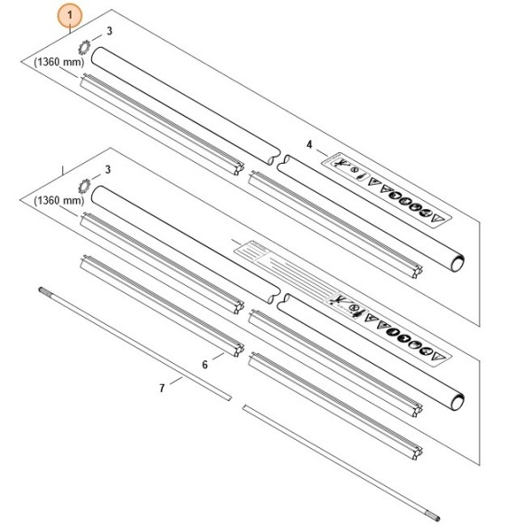 Стрела O 28 мм x 1,47 м (41477107105)