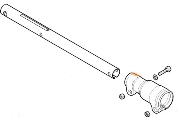Труба з зажимом STIHL LA038205200