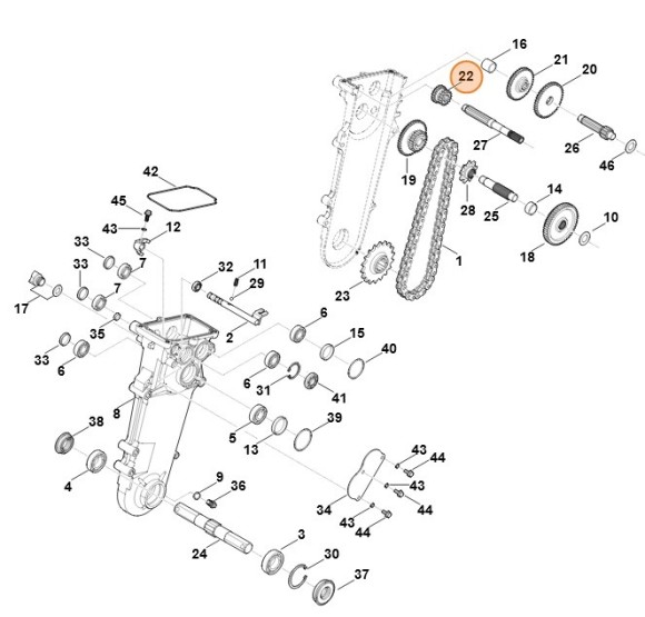 Зубчате колесо STIHL 62506420104