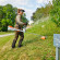 Триммер аккумуляторный STIHL FSA 135 Pro, каркас, нож для травы 260мм-2 (FA012000001)