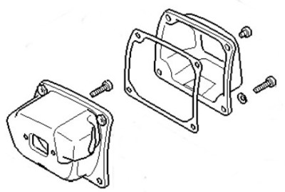 Глушитель выхлопа (11471400604)