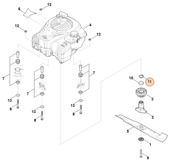Стопорне кільце 30х1,5 STIHL 94556213321