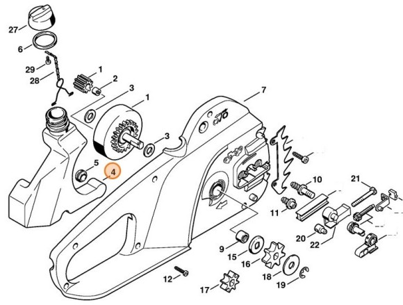 Масляний бачок STIHL 12083510300
