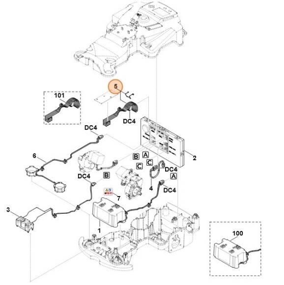 Ремкомплект кабеля сенсорного датчика (63010071800)