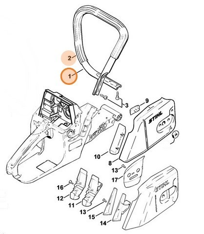 Держатель трубчатый (11197901700)