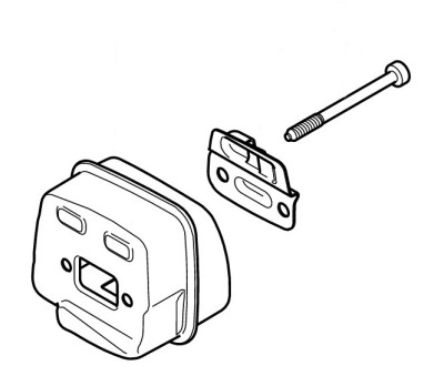 Глушитель выхлопа (11481400611)