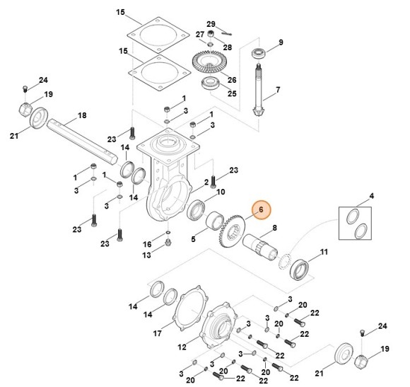 Конічне колесо STIHL 62516420201