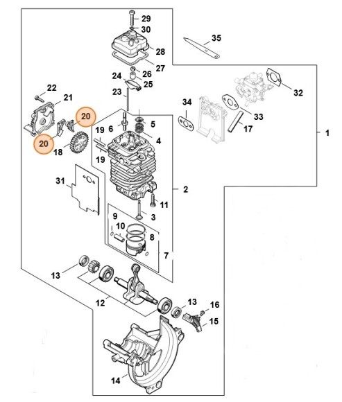 Буксирний важіль STIHL 41800381900