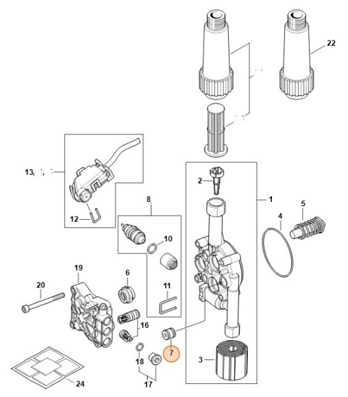 Обратный клапан (49515100200)