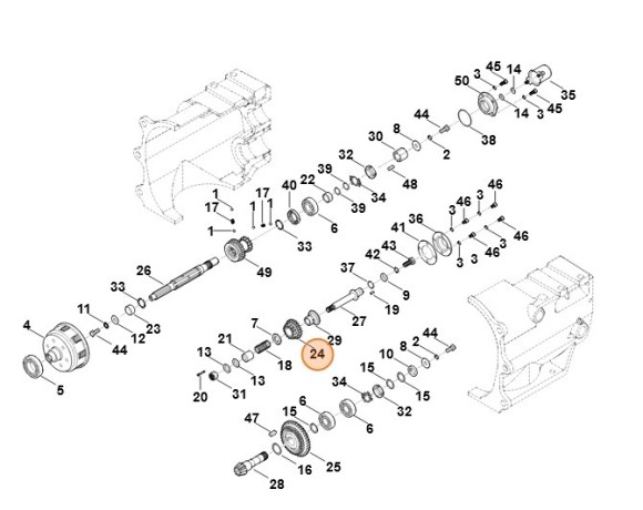 шестерня заднего хода (62516420101)