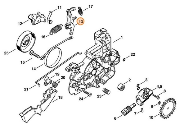 Важіль STIHL 12081605000