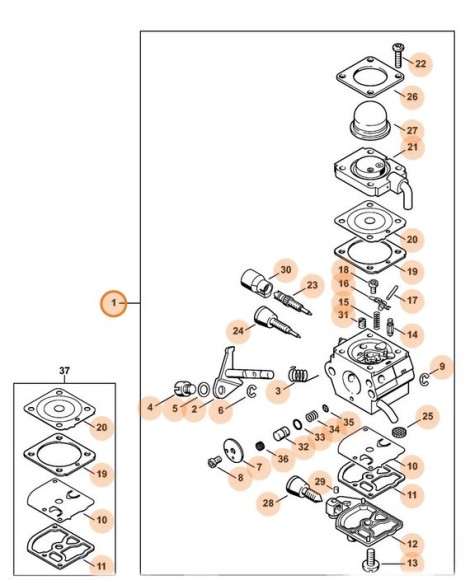 Карбюратор C1Q-S79B (41401200607)