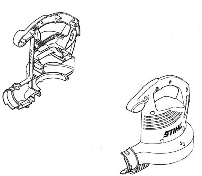 Корпус вентилятора STIHL 48117004126