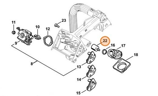 Круглий підшипник STIHL 11167909600