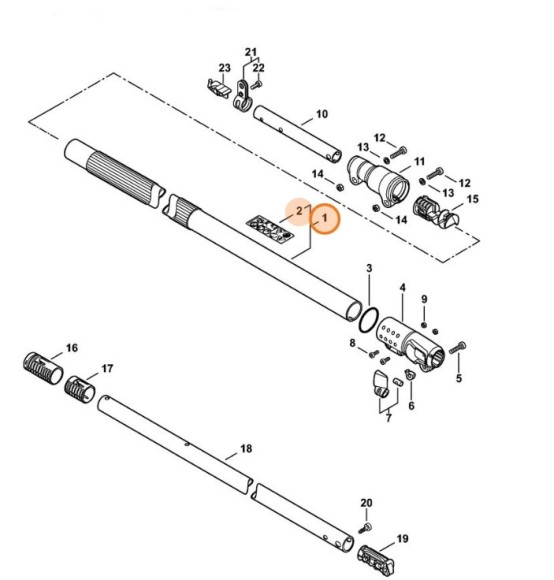 Стрела O 38x1604 мм (48577107100)