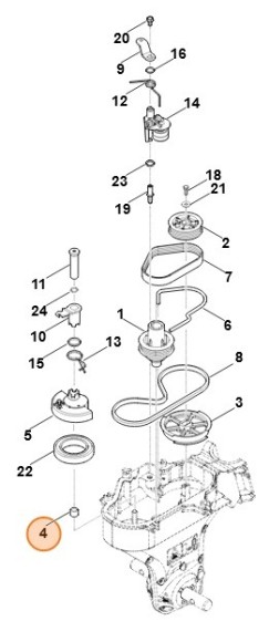 Втулка STIHL 62417112400
