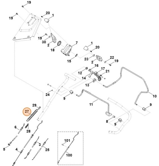 Пружина растяжения (63647641600)