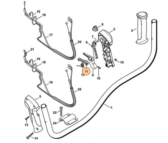 Важіль STIHL 41441822801