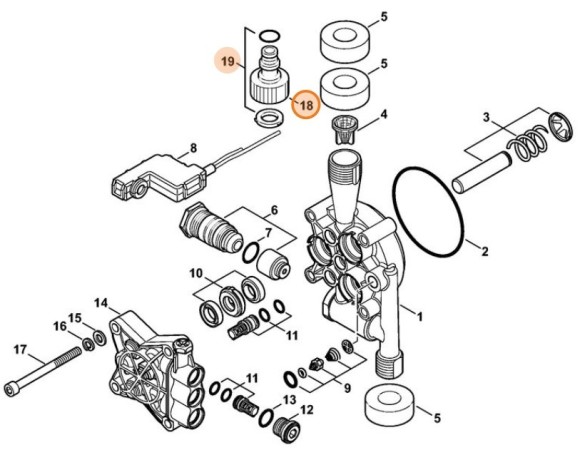 Підключення шланга STIHL 47197007300 Підключення шланга STIHL 47197007300