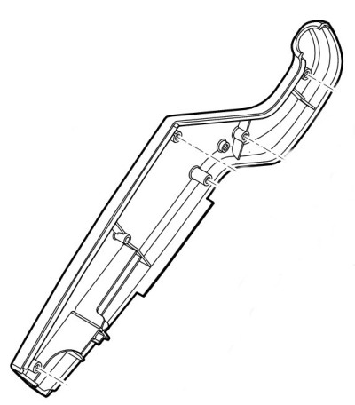 Половина корпуса рукоятки STIHL 63751821302