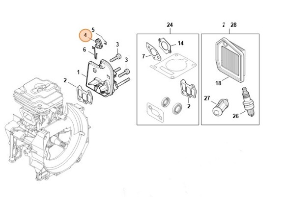 Важіль STIHL 41471822800