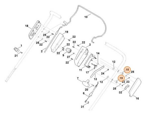 Втулка STIHL 62907633400
