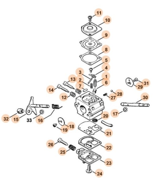 Карбюратор C1S-S3H (41191200602)