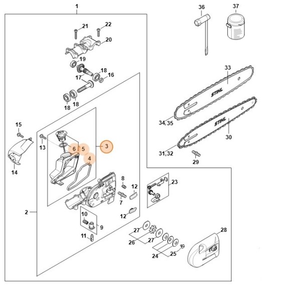 Масляний бак STIHL 41823500306