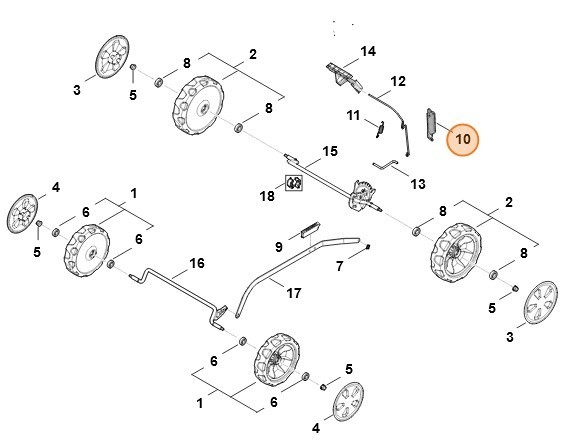 Пружина растяжения (WA417035100)