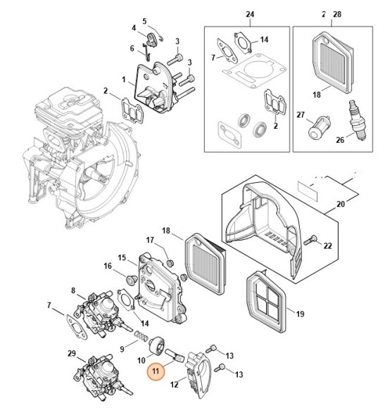 Важіль STIHL 41471822802