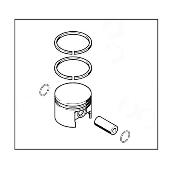 Поршень STIHL, диам.38мм (11300302004)